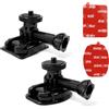 Higatful Supporto adesivo flessibile per Insta 360 ACE Pro ONE X3 X2 X RS R GO 3 2, kit di accessori per montaggio con fibbia e vite compatibile con GoPro Hero 12 Max Session e DJI Osmo Action Camera