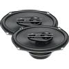 Hertz CX 690 - Coppia di altoparlanti coassiali ellittici 3 vie da 6x9 per auto, 300W di potenza di picco, cono in polipropilene e tweeter in PEI