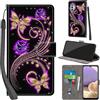 PHINIENLAND Cover per Samsung Galaxy A32 5G PU Pelle Custodia Flip Motivi