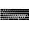 MiNGFi Copritastiera Silicone Tedesco QWERTZ per Apple Magic Keyboard A1644 (2015-2016) EU/ISO - Nero