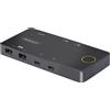 StarTech.com C2-H46-UC2-PD-KVM switch per keyboard-video-mouse (kvm) Nero