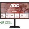 AOC Monitor PC AOC 27E4CV 68,6 cm (27") 1920 x 1080 Pixel Full HD LED Nero