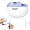 Homirty Tagliaunghie Elettrico Automatico 3-in-1 con Luci LED e Lucidatura,Lima per Unghie Elettrica per Bambini Adulti Anziani,Portatile Silenzioso a 2 Velocità,Rifinitore e Levigatore per Mani e Piedi (B)
