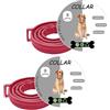 BKEPDY Collare Antipulci Cani Gatti Regolabile Naturale Protezione Parassiti Impermeabile Durata 8 Mesi Taglia Unica