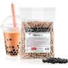The Inspire Food Company Perle di tapioca per Bubble Tea - 1 kg - Le perle di tapioca di alta qualità sono anche deliziose in cocktail, spritz di vino, spumante, yogurt e altri dolci.
