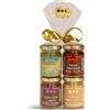 D.O.S. Specialità al Tartufo since 1940 Confezione Regalo Gourmet - 4 Salse al Tartufo 100% Naturali (4x80g): Tartufata, Carciofi, Olive, Tartufo Bianco - Prodotti Tipici Italiani per Natale