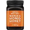 MELPURA Miele di Manuka MELPURA MGO 400+ 500 g dalla Nuova Zelanda con contenuto di metilgliossale naturale certificato - Testato in laboratorio, origine verificata, commercio equo e solidale direttamente dal