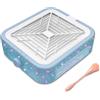CGBE Aspirapolvere per Unghie, Aspirapolvere per Unghie da 120W con 2 filtri Potente Aspirapolvere Professionale per Unghie e Aspirapolvere per la casa. (Blue Rhinestones, WL007)