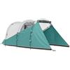Outsunny Tenda da Campeggio 4-5 Posti Impermeabile a Tunnel con Borsa di Trasporto, Verde|Aosom