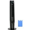HOMCOM ventilatore colonnina ventilatore tour rinfrescante d'aria 2 in 1 - 4 modalità 3 velocità, telecomando, timer, oscillante - nero