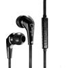 Carry-on Auricolari con filo EB50, cuffie con filo e microfono, jack da 3,5 mm, antigroviglio, custodia da trasporto, per iPad, computer, laptop, tablet, telefono, videogiochi - nero