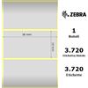 Zebra Etichette Zebra - Z-Ultimate 3000T Silver, formato 38 x 19