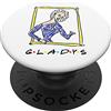 Funny Thanksgiving with Friends & Family Phoebe's Art Frame Gladys Citazione divertente PopSockets PopGrip Intercambiabile