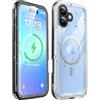 SOKUSIN Custodia Impermeabile per iPhone 16 Plus Cover Magnetica - con Protezione Fotocamera/Schermo,Compatibile con Magsafe, Antiurto Antipolvere IP68 Subacquea 360 Gradi Militare Protettiva Case