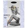 Solidea Marilyn Sheer - Calze autoreggenti nere 140 denari taglia 4-L per il microcircolo, 1 paio