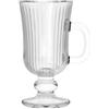 Bicchiere latte/irish coffee misori con manico in vetro cl 25 (2 pezzi) - Trasparente - Vetro