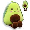 Yhjxly Peluche Avocado 30 cm - Cuscino Avocado, Giocattolo Morbido - Regalo per Ragazzi e Ragazze