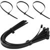Zhujiehigh 15 Pz Fascette Stringicavo Nero, 12x600 mm, Resistente UV | Fascette autobloccanti in nylon nero resistente ai raggi UV, ideali per cavi, esterni, interni, giardino, officina e casa.
