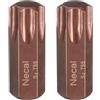 QUARKZMAN 2 Pezzi T55 Punta Cacciavite Torx Attacco Esagonale 10mm Lunghezza 30mm Acciaio S2 Sicurezza Anti-Manomissione Testa Esagonale 6 Punte Cacciavite