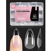 beetles Gel Polish Beetles - 288 unghie semiopache in gel, color mandorla, 12 misure