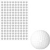 Sinbana 300pz Adesivi Riflettenti Bianchi per Mazze da Golf e Palline Golf, Adesivo Monitor Lancio Altamente Riflettente da 0,65cm per Simulatori Telecamere Ad Alta velocità e Monitor di Lancio