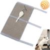 AzulLanse 1 pz Tavolo Gamba Gatto Scratch Board con Bungee Cord Mouse Giocattolo Sisal Tiragraffi Pad Protector per Mobili Gamba Scratching Pad Protector Wrap Strap 63 cm * 25 cm + 1 Sisal Ball(grigio)