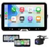 AWESAFE 10.1" Autoradio per Fiat 500 (2007-2015) Android [2+64GB] Car Radio con CarPlay/Android Auto GPS Bluetooth WIFI FM RDS Comandi al Volante (Schermo Staccabile)