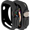 Yrzper Custodia compatibile con Apple Watch Ultra 3 /Ultra 2 /Ultra 49 mm Custodia a tutto tondo antiurto TPU silicone protettivo Bumper leggero e antiurto antigraffio Case (nero)