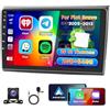 Roinvou 2+64G Schermo Radio per FIAT Bravo 2008-2013 Wireless CarPlay Android Auto, Android Autoradio 9 Pollici Stereo Auto con Wi-Fi GPS Bluetooth EQ FM/RDS SWC Telecamera Posteriore