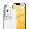 Apexel Microscopio Smartphone,Explore Micworld con 200x Mini Microscopio con luce LED, bianco