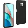 REY Cover in Gel TPU Nera per XIAOMI REDMI Note 9 5G - Note 9T 5G, Ultra Sottile 0,33 mm, Morbido Flessibile, Custodia Silicone