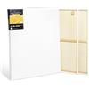 Elan Tela per Dipingere 80x100 380 gr, Set da 3 Tele per Dipingere 80x100, 100% Cotone Tele Pittura Grandi, Canvas for Painting 380 GSM, Tela 100x80