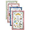 BLU RITMO Canovacci Cucina Cotone Italia 55x85 cm - Sapori - 4 pezzi | Set strofinacci cucina cotone, Made in italy, Asciughini, Canovaccio, Idea regalo, Panno multiuso, Panni cucina