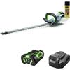 EGO HT2411E - Kit PROMO Tagliasiepi 61 cm - Include Batteria 2,5 Ah + Caricatore Standard