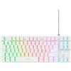 TRUST 25895 GXT 833W THADO BIANCO GAMING TASTIERA ILLUMINATA COMPATTA
