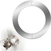 SopwMap Rosetta per canna fumaria, 120 mm Rosetta di Copertura per Canna Fumaria in Acciaio Inox, Rosetta Copri Foro Muro, Manicotto di Protezione per Tubo da Stufa, Accessorio per Camino