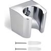 WJUAN Supporto Soffione Doccia, Supporto Doccetta in lega di zinco, Regolabile Supporto per Doccetta, con viti Dimensioni del Prodotto Lunghezza x Larghezza x Altezza: 3,5 x 3,3 x 3,1 cm