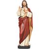BC BUILDCLASSIC Buildclassic - Statua cattolica del Sacro Cuore di Gesù, statuetta cattolica colletable, regalo religioso, altezza 25,4 cm, realizzata a mano