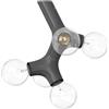 Next DNA lampada a parete/a soffitto 5 luci, E27, DNA-WL-DOUBLE-5-GM, DNA [Lampade per Interni > Lampade a Soffitto]