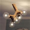 Next DNA lampada a parete/a soffitto 5 luci, E27, DNA-WL-DOUBLE-5-KU, DNA [Lampade per Interni > Lampade a Soffitto]