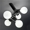Next DNA lampada a parete/a soffitto 5 luci, E27, DNA-WL-DOUBLE-5-SG, DNA [Lampade per Interni > Lampade a Soffitto]