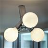 Next DNA lampada a parete/a soffitto 3 luci, E27, DNA-WL-SINGLE-3-CH, DNA [Lampade per Interni > Lampade a Soffitto]