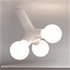 Next DNA lampada a parete/a soffitto 3 luci, E27, DNA-WL-SINGLE-3-WG, DNA [Lampade per Interni > Lampade a Soffitto]