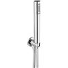Jacuzzi Duplex doccia a parete anticalcare tonda in ottone cromo Jacuzzi | rubinetteria diametro 2,4 cm 0KC00901JA00