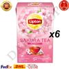 Lipton Tè nero Lipton Sakura (fiore di ciliegio) - 15 bustine di tè x 6 scatole dal ...