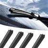 FRTAOOP 4 Pezzi Ricariche per Spazzole Tergicristallo Del Parabrezza, Tergicristallo Posteriore 80 cm, per Auto, Autobus, Camion, Gomme per Tergicristallo di Ricambio Universale per Auto