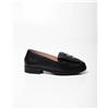 Moschino Sneakers Love Moschino mocassino con placca in metallo donna