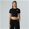 The North Face T-Shirt The North Face slim cropped donna