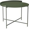 Houe - Tavolino Edge - Verde - Acciaio termolaccato - Designer Roee Magdassi