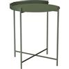 Houe - Tavolino d'appoggio Edge - Verde - Acciaio termolaccato - Designer Roee Magdassi